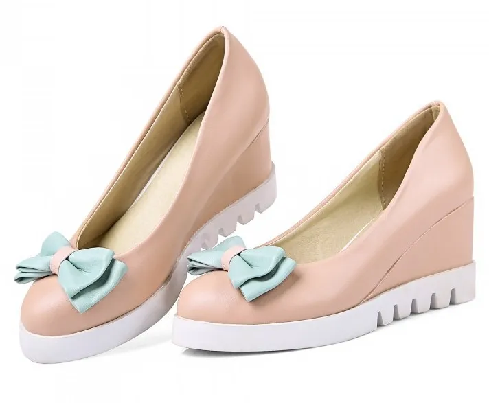 Pastel Bow Point Ballerina Ballet Flats