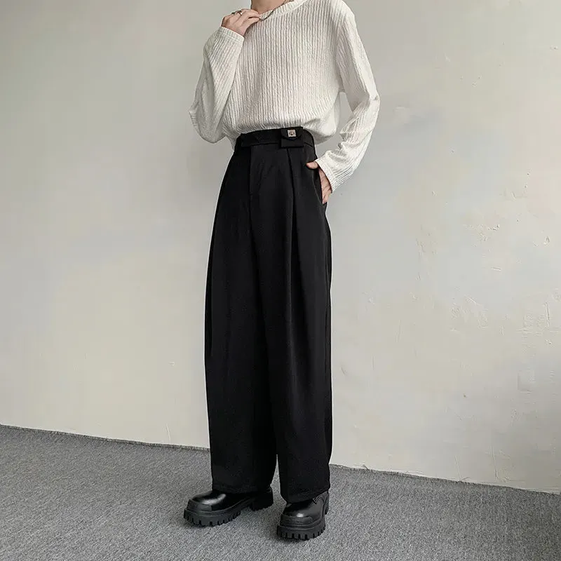 Pleat Detail Tailored Trousers