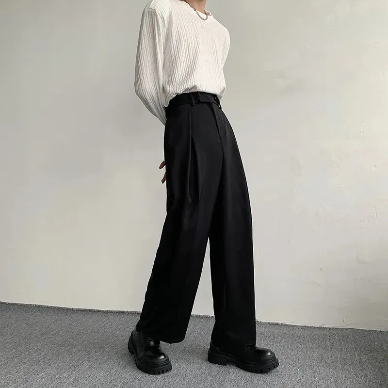 Pleat Detail Tailored Trousers