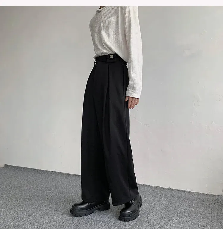 Pleat Detail Tailored Trousers