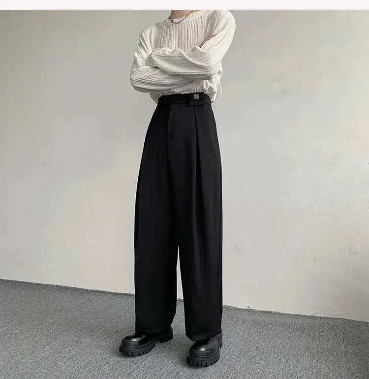 Pleat Detail Tailored Trousers