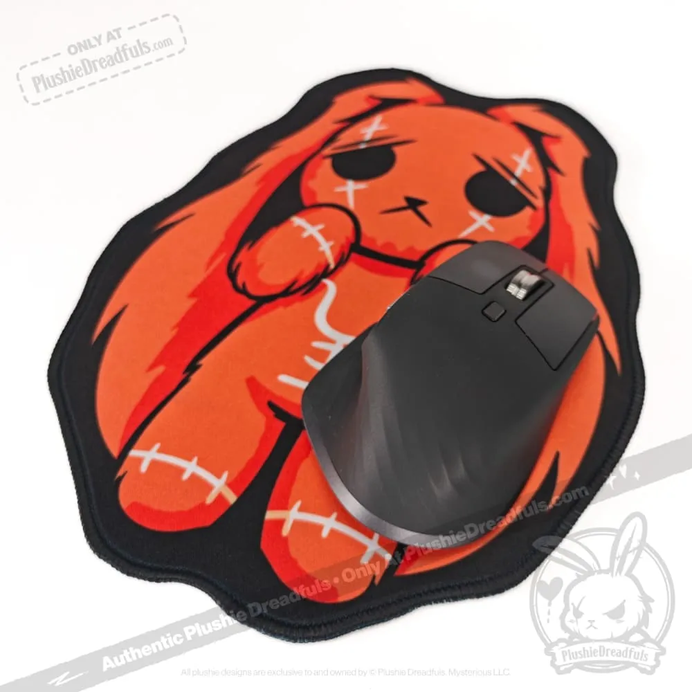 Plush Anxiety Rabbit Mouse Pad