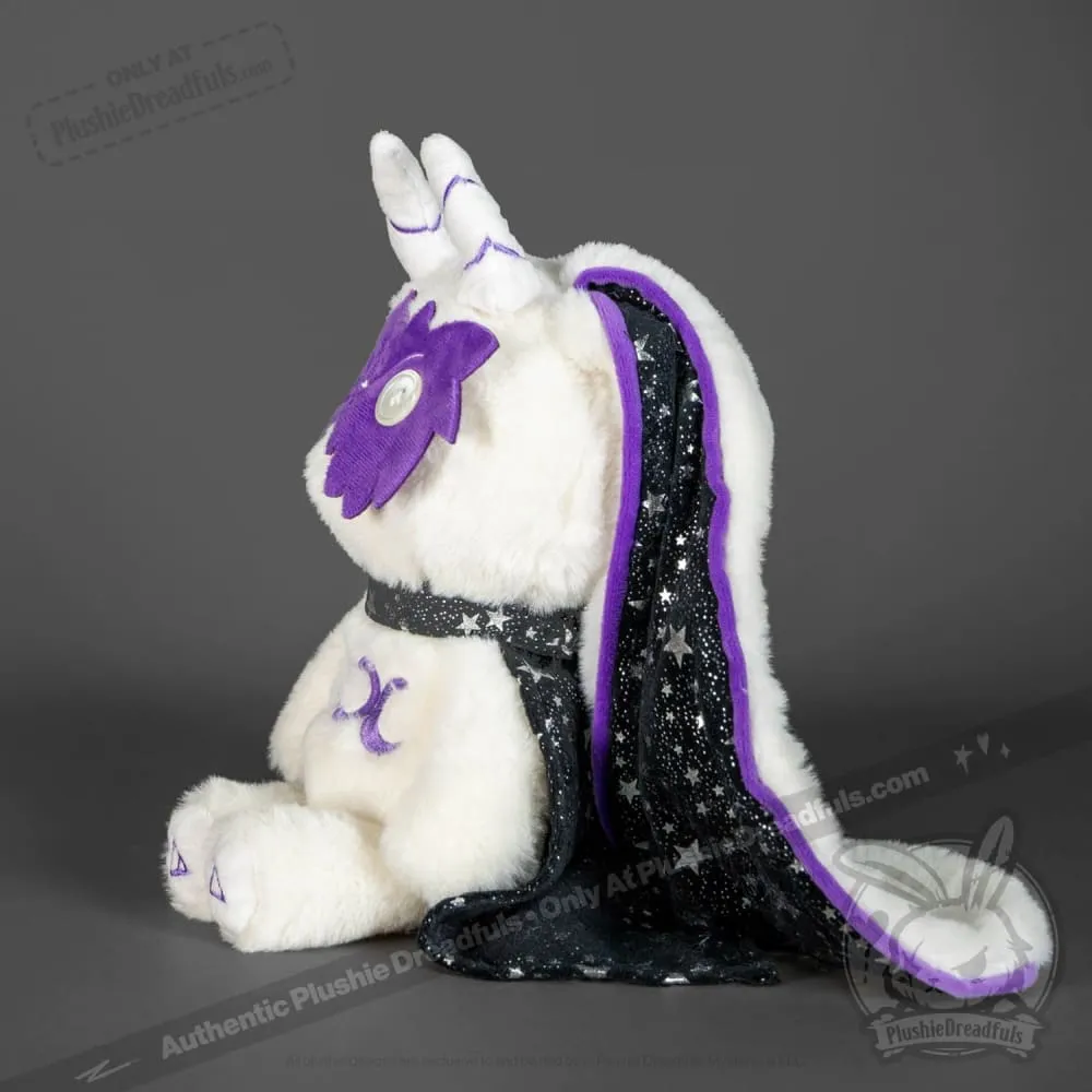 Plush White Witch Bunny Stuffed Animal