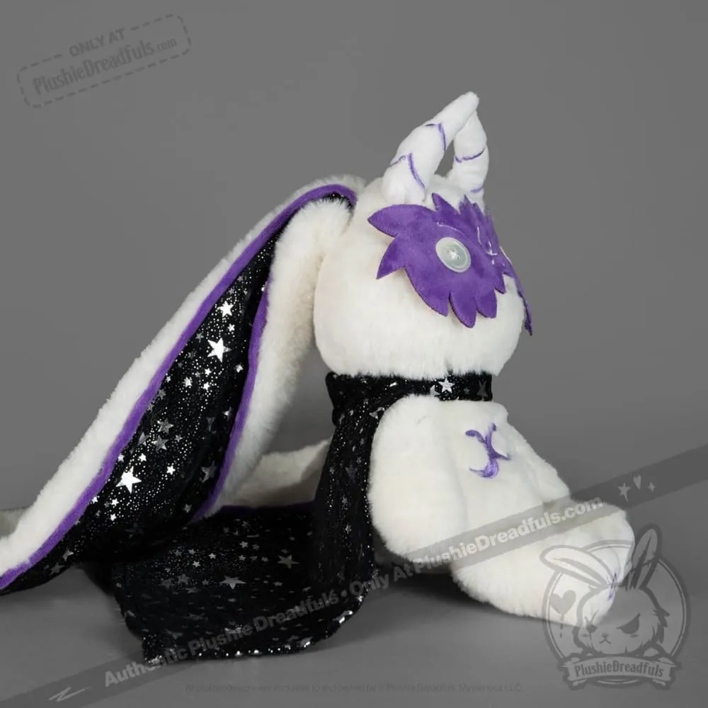 Plush White Witch Bunny Stuffed Animal