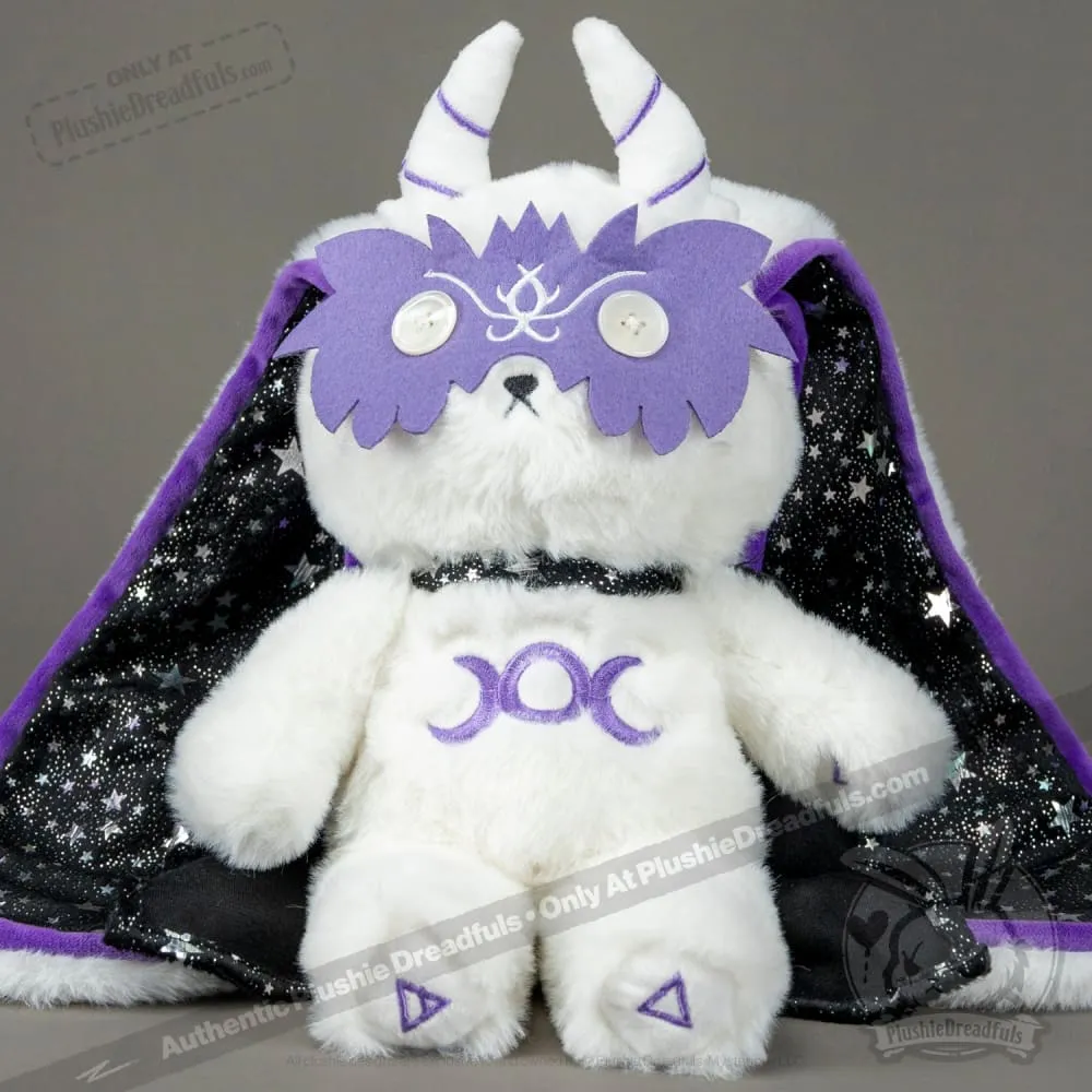 Plush White Witch Bunny Stuffed Animal