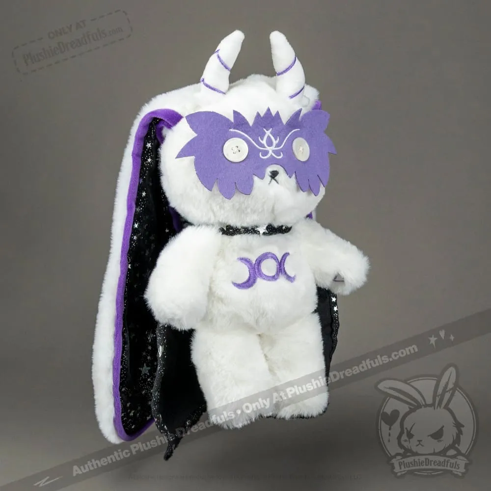 Plush White Witch Bunny Stuffed Animal