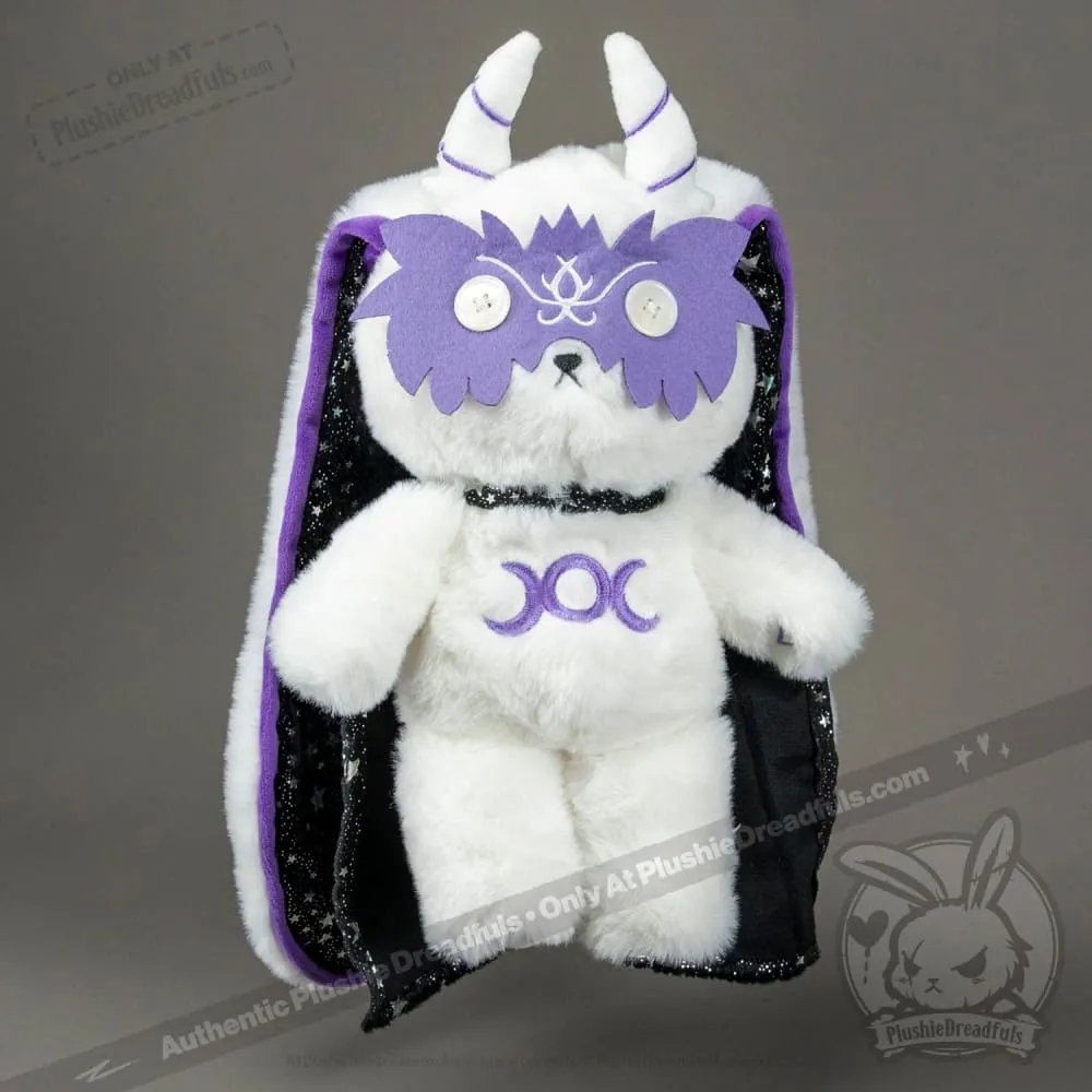 Plush White Witch Bunny Stuffed Animal