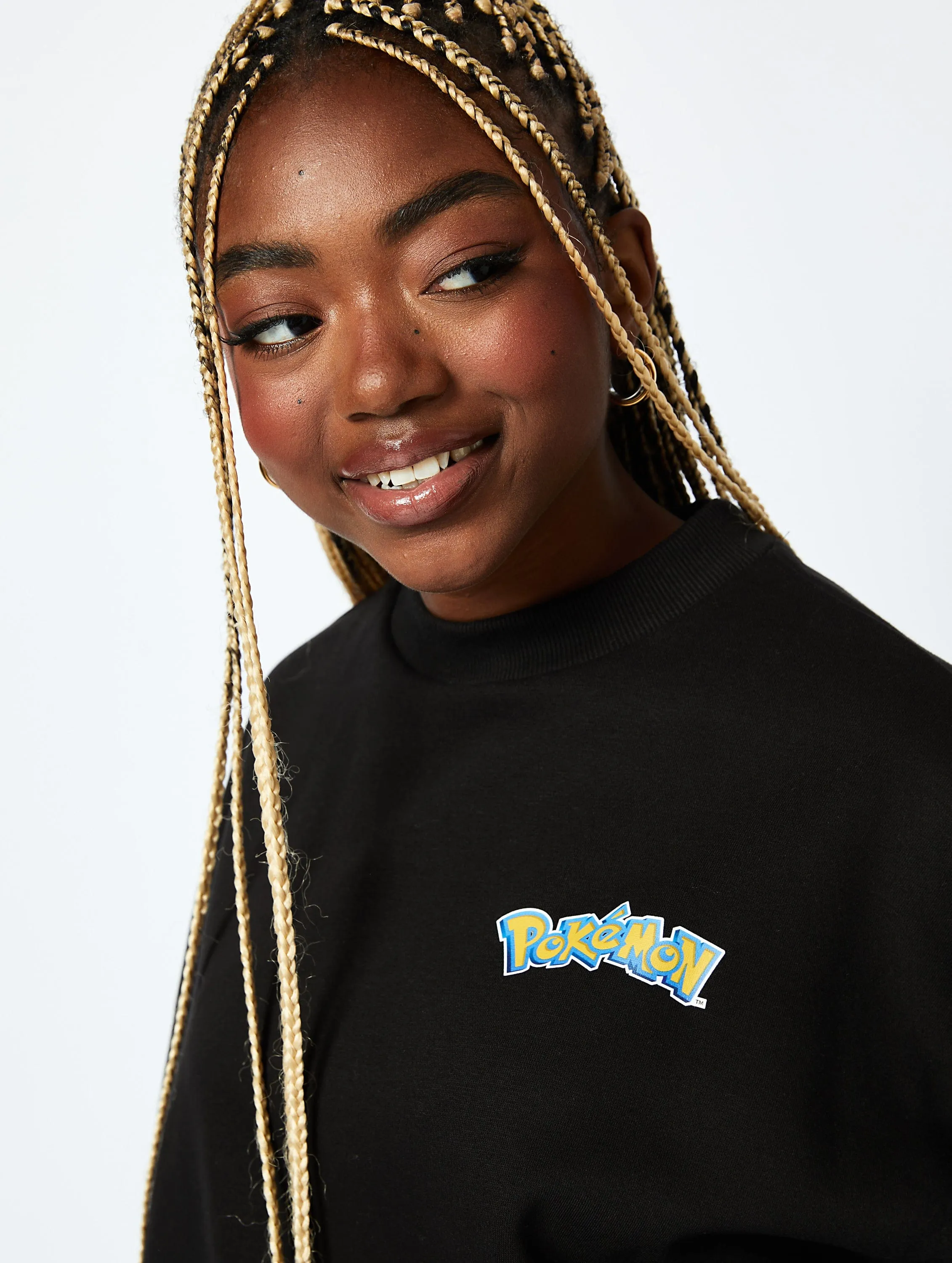 Pokémon Group Sweatshirt in Black