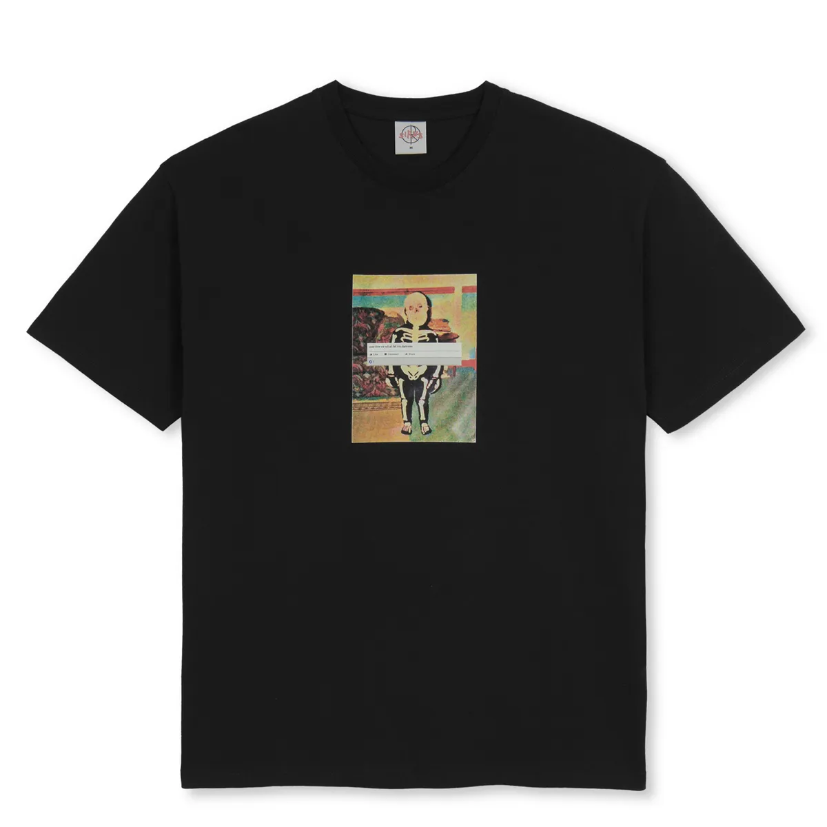 POLAR SKATE CO. - TEE | SKELETON KID - BLACK