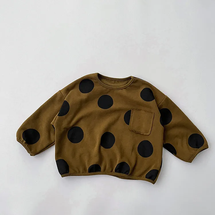 Polka Dot Tops for Girls Wholesale - Item 23113030