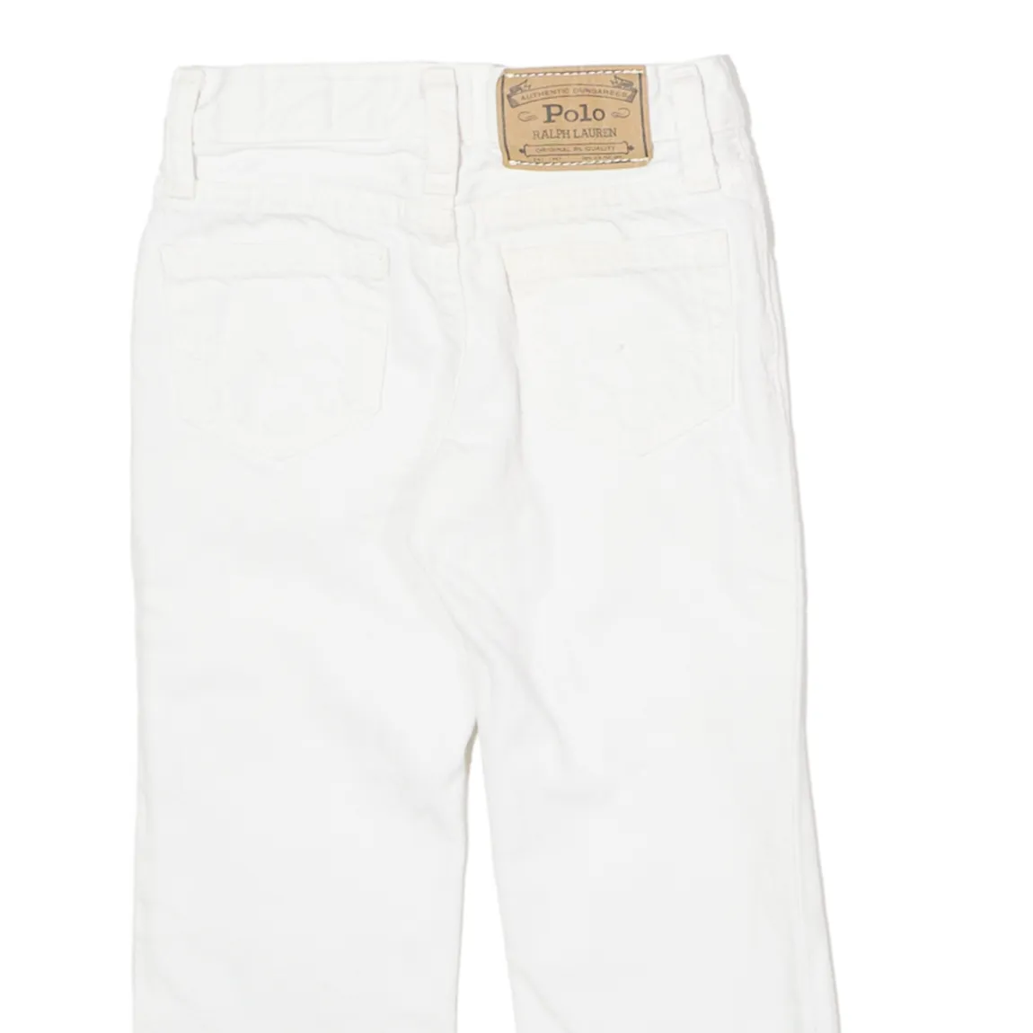 POLO RALPH LAUREN Boys Jeans White Slim Straight W20 L15