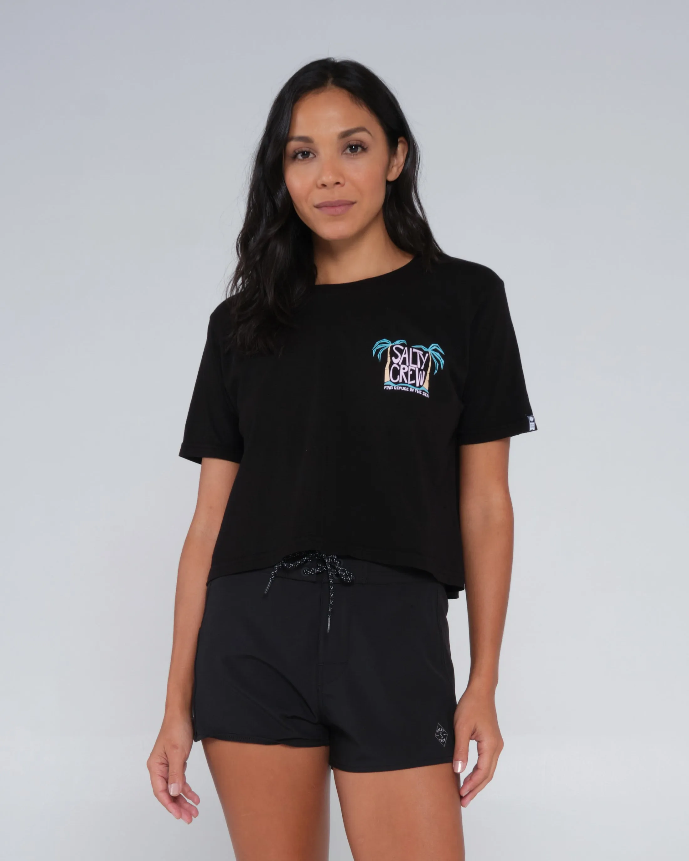 Women's Postcard Crop Tee