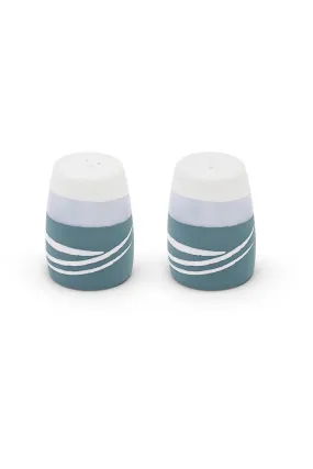 Blue Pottery Salt and Pepper Shaker Set