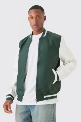 Pu Varsity Jacket