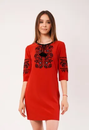 Red Varvara Women's Dress