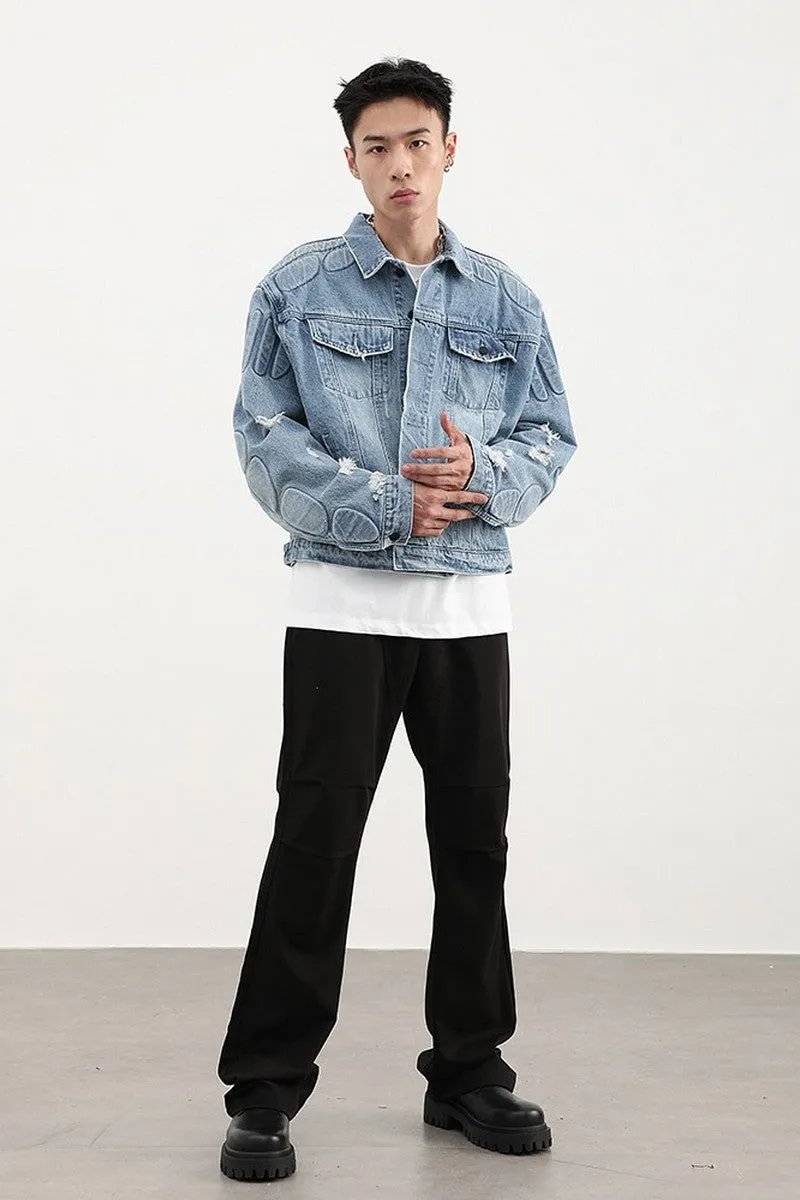 Retro Washed Jeans Jacket