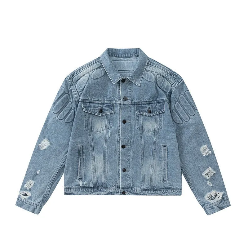 Retro Washed Jeans Jacket