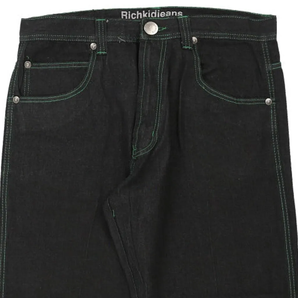 Rich Kid Jeans Jeans - 34W 29L Black Cotton