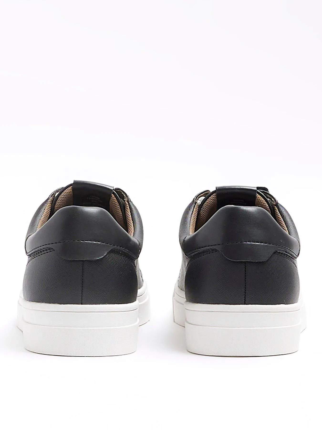 River Island Cupsole Trainers - Black