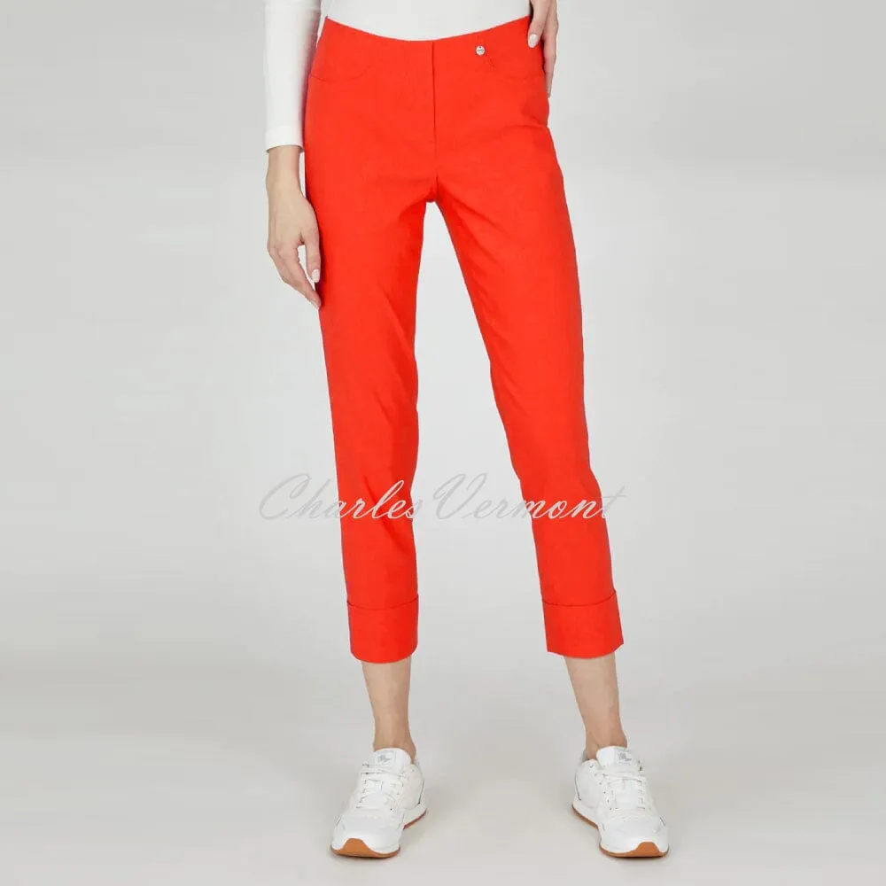 Orange Cropped Trouser - Robell Bella 09 (Style 51568-5499-321)