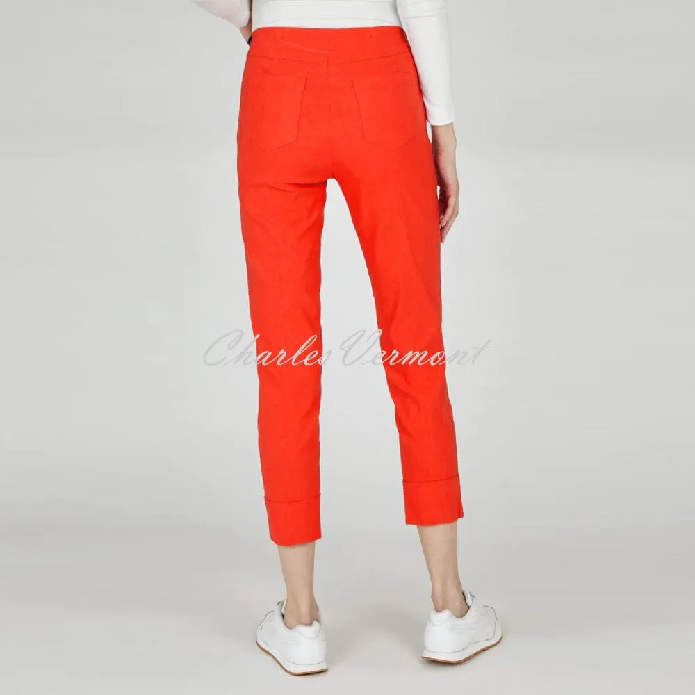 Orange Cropped Trouser - Robell Bella 09 (Style 51568-5499-321)