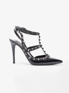 Rockstud Heels 100 Black Patent Leather EU 38.5 UK 5.5