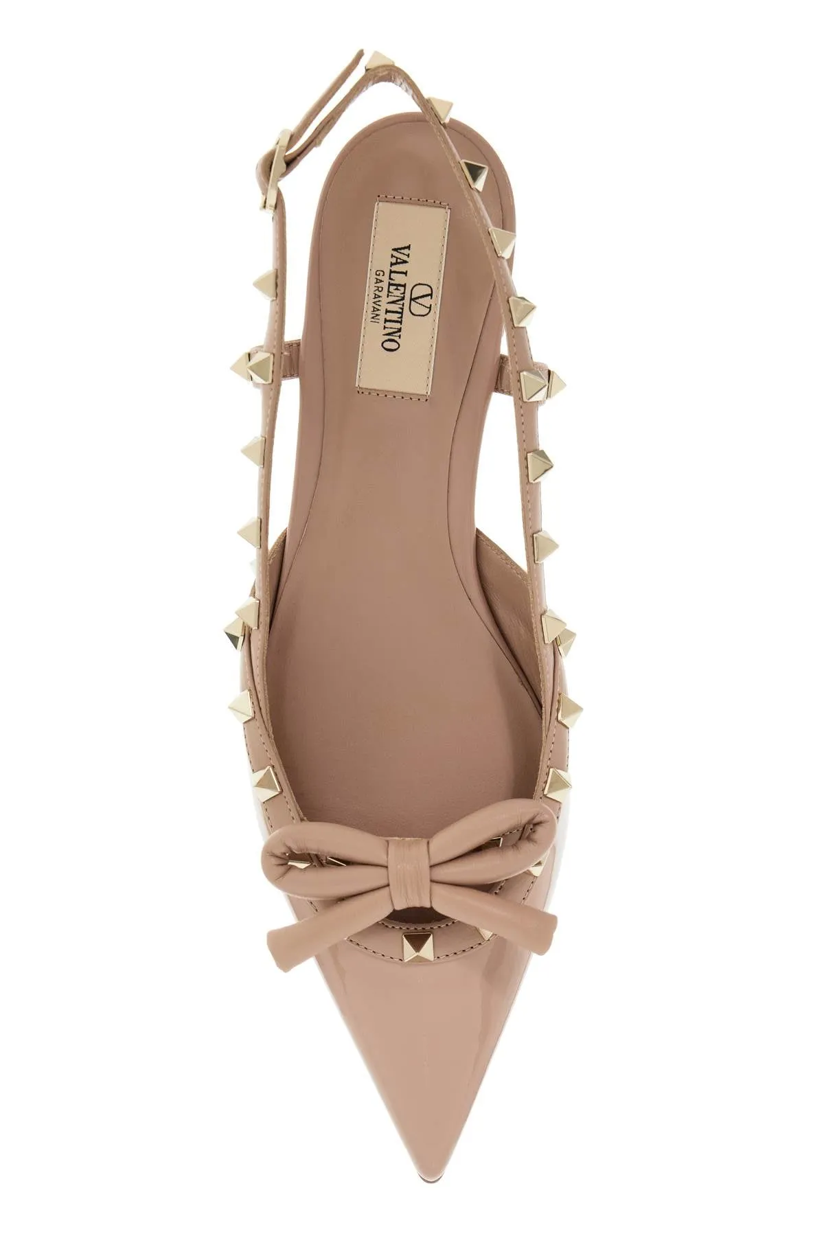 rockstud slingback pumps 5W2S0375VNW POUDRE