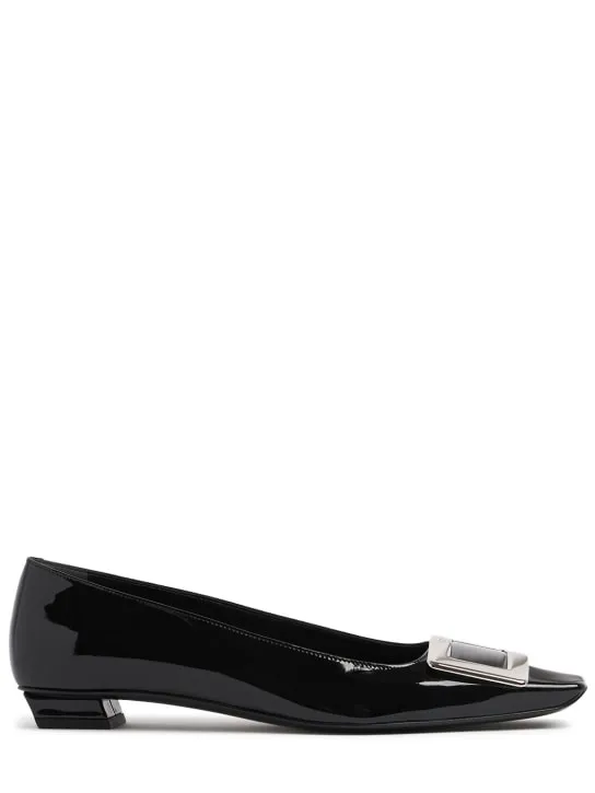 Roger Vivier   25mm Belle Vivier patent leather heels 