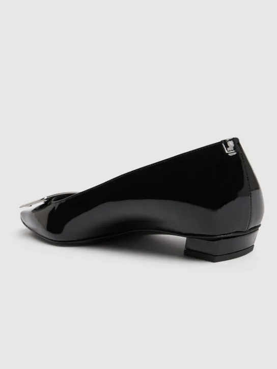 Roger Vivier   25mm Belle Vivier patent leather heels 