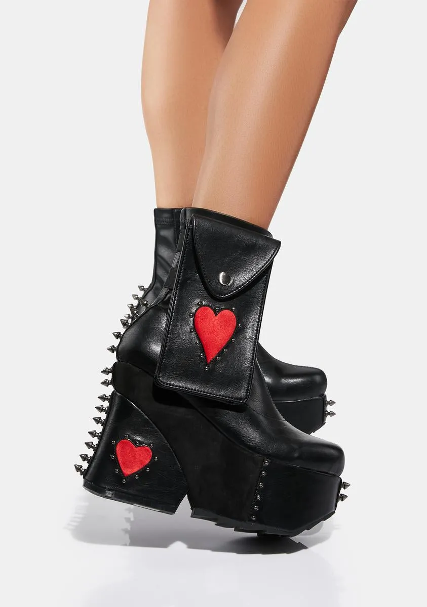 Romantic Lover Platform Boots