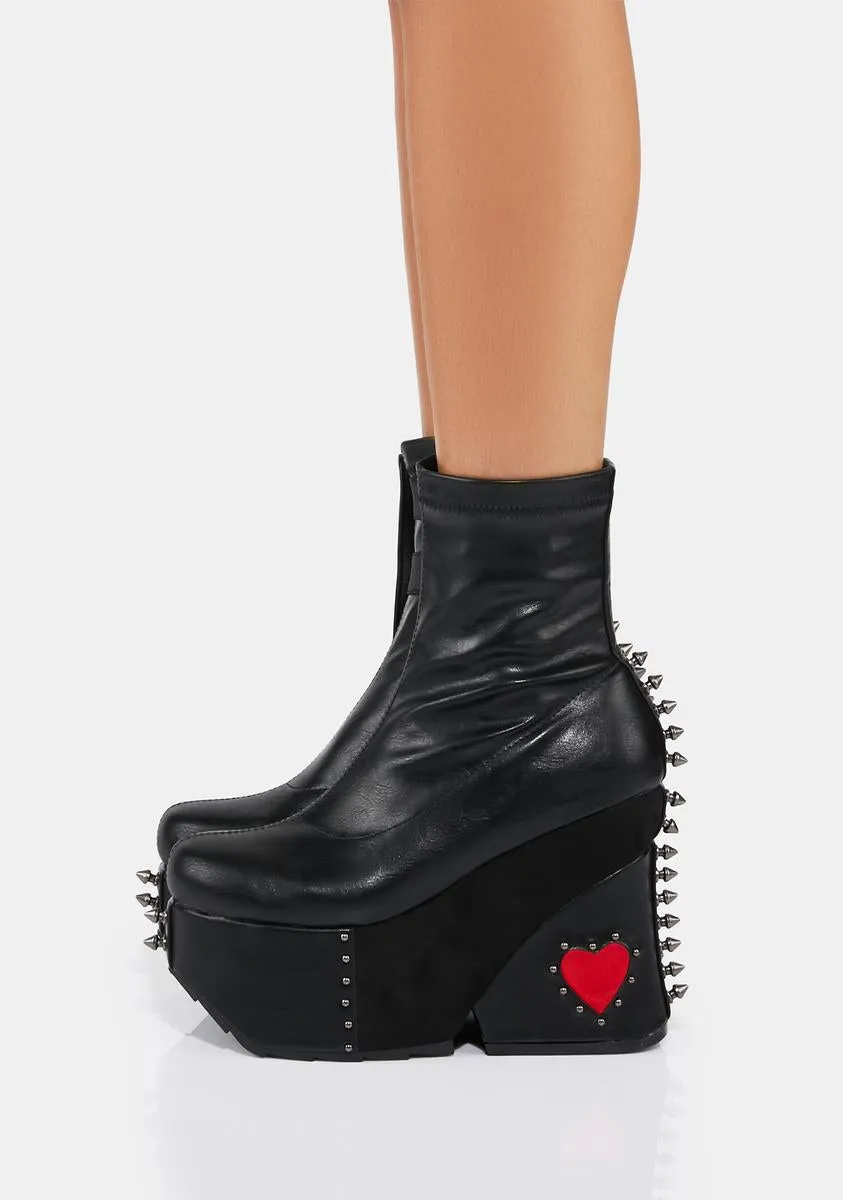 Romantic Lover Platform Boots