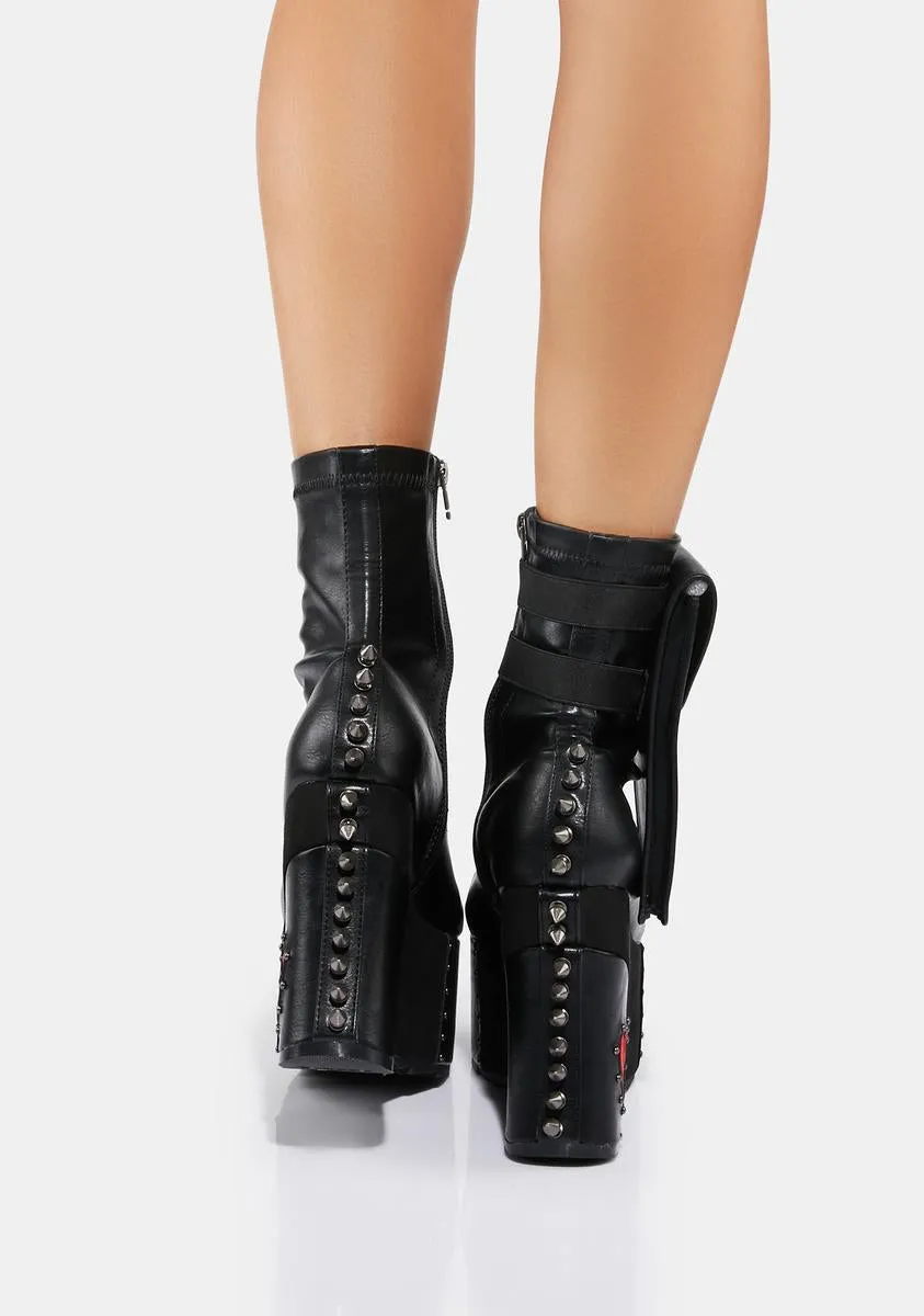 Romantic Lover Platform Boots