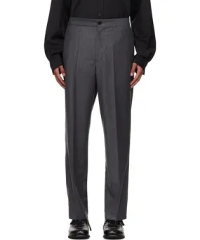 Róhe Gray Straight Leg Classic Trousers