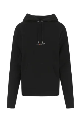 Saint Laurent Black Cotton Sweatshirt