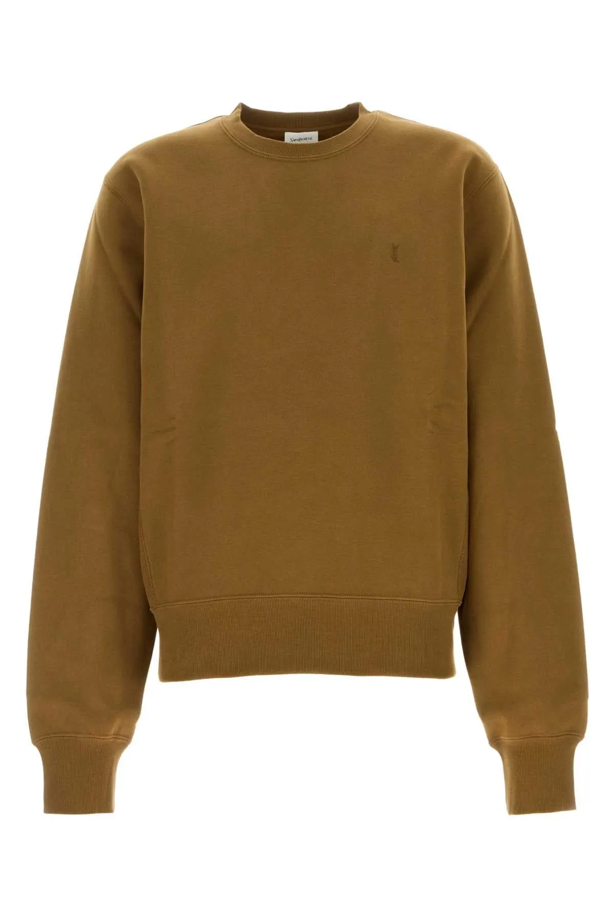 Saint Laurent Brown Cotton Sweatshirt