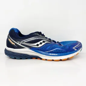 Saucony Mens Ride 9 S20318-2 Blue Running Shoes Sneakers Size 7.5