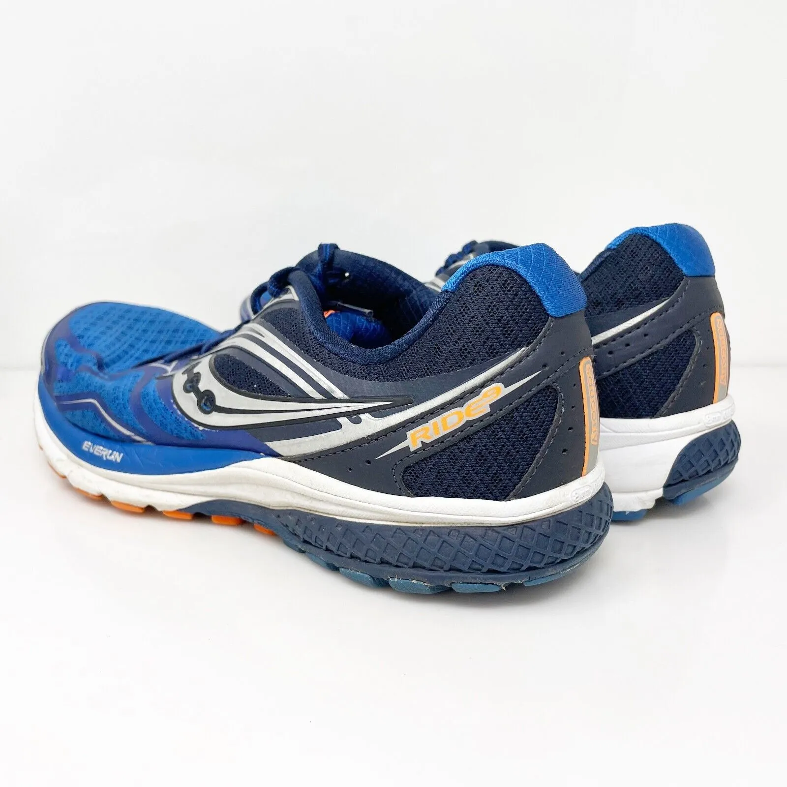 Saucony Mens Ride 9 S20318-2 Blue Running Shoes Sneakers Size 7.5