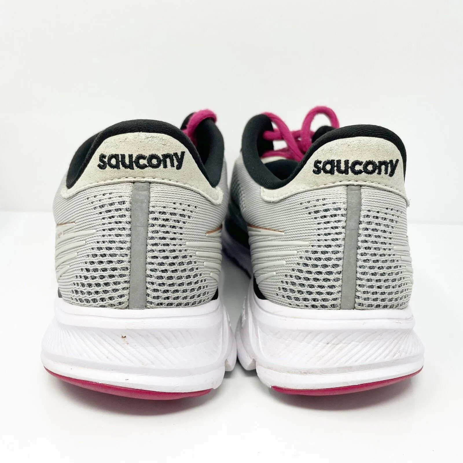 Saucony Womens Ride 14 S10651-55 Gray Running Shoes Sneakers Size 9 W