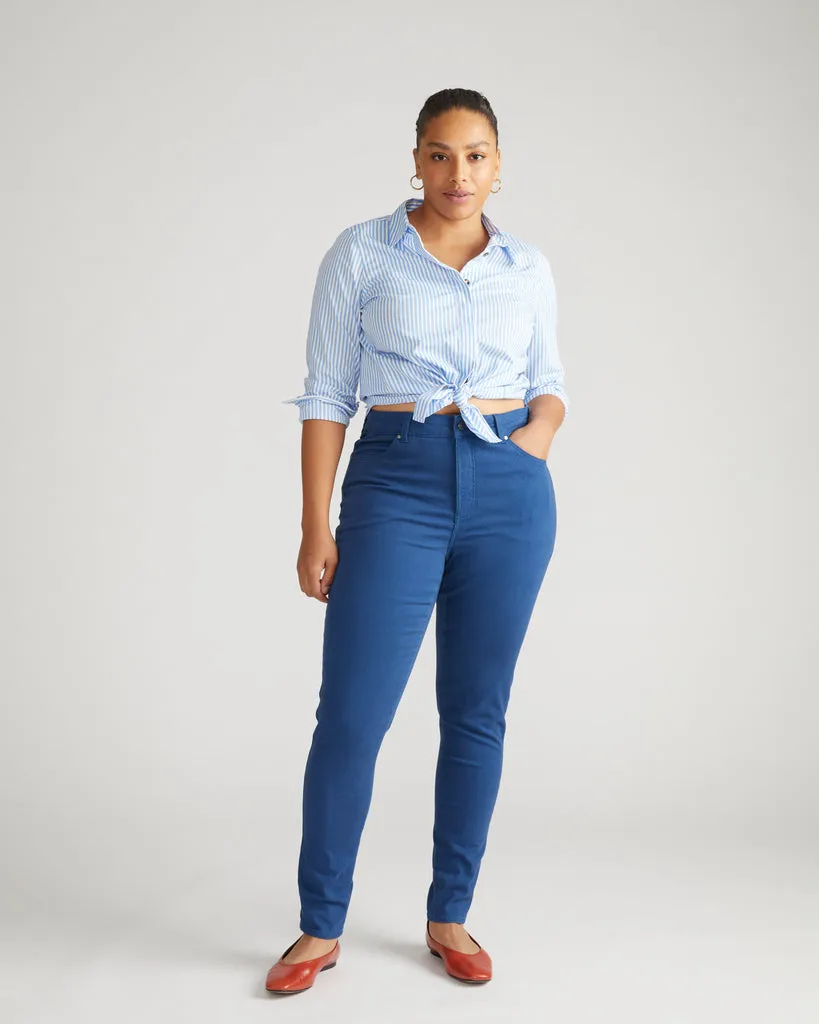 Seine High Rise Skinny Jeans 32 Inch - French Blue