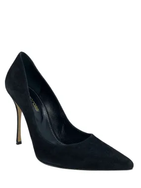 Sergio Rossi Size 6 Suede Point Toe Classic Pumps