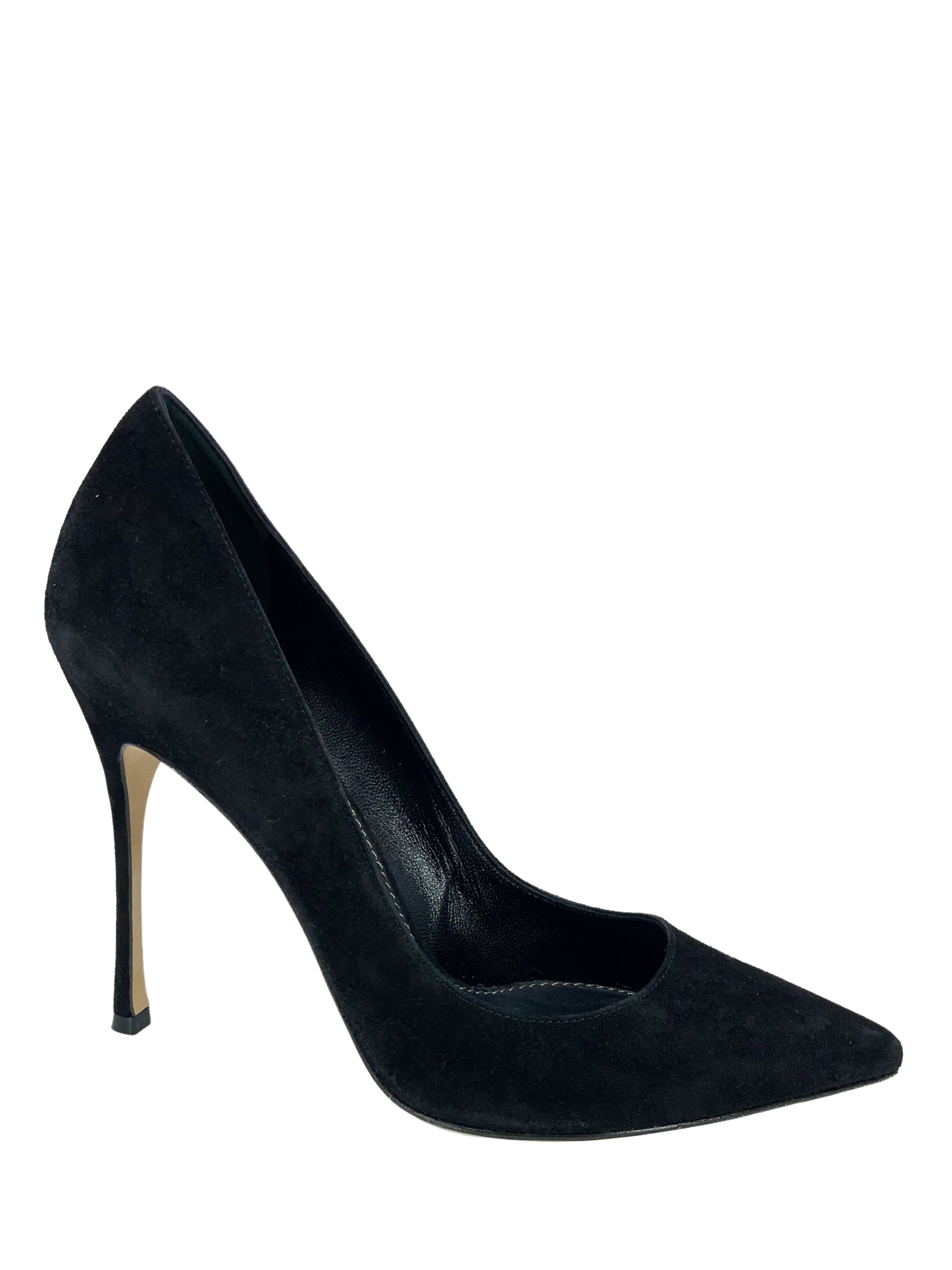 Sergio Rossi Size 6 Suede Point Toe Classic Pumps