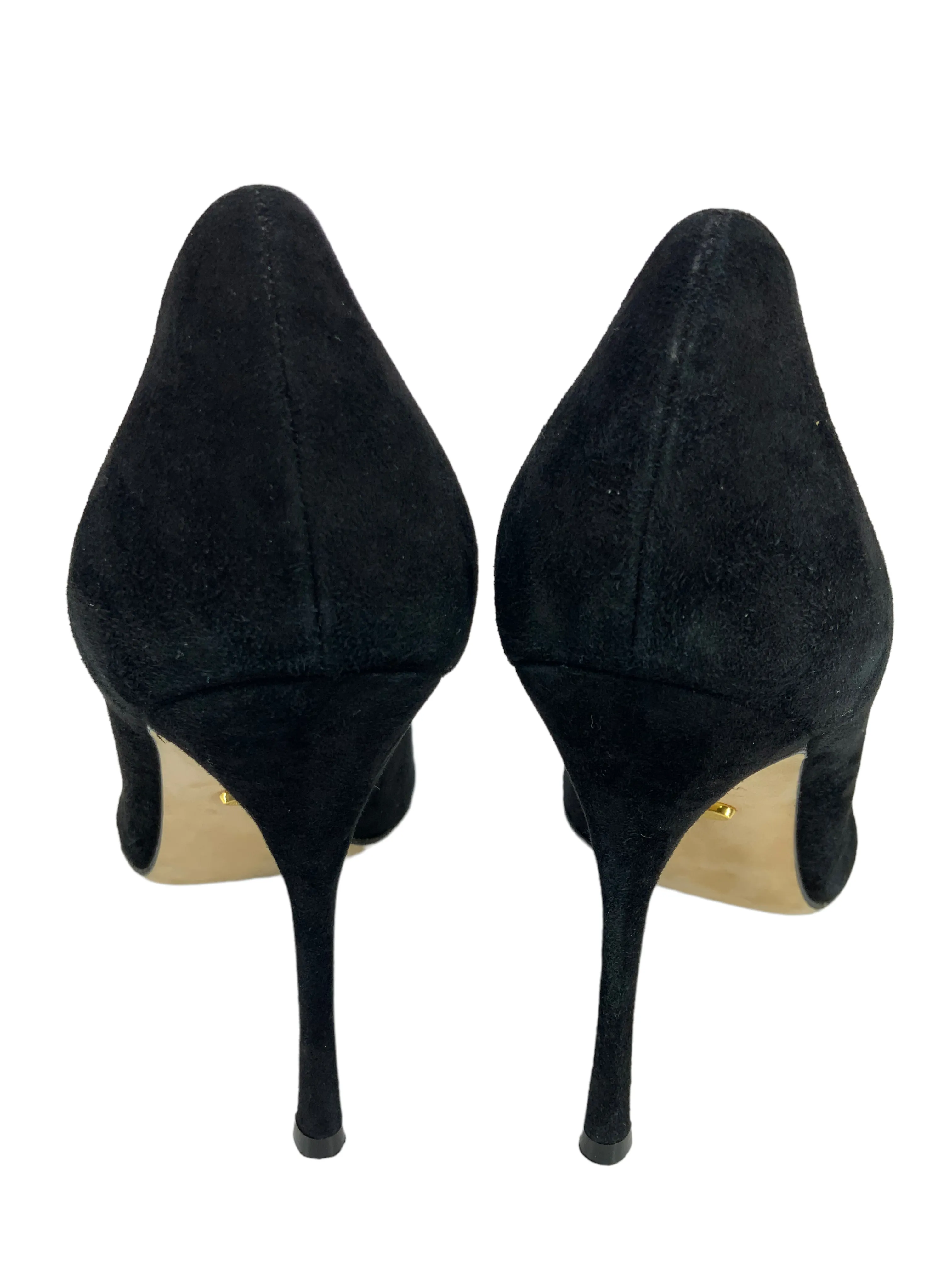 Sergio Rossi Size 6 Suede Point Toe Classic Pumps