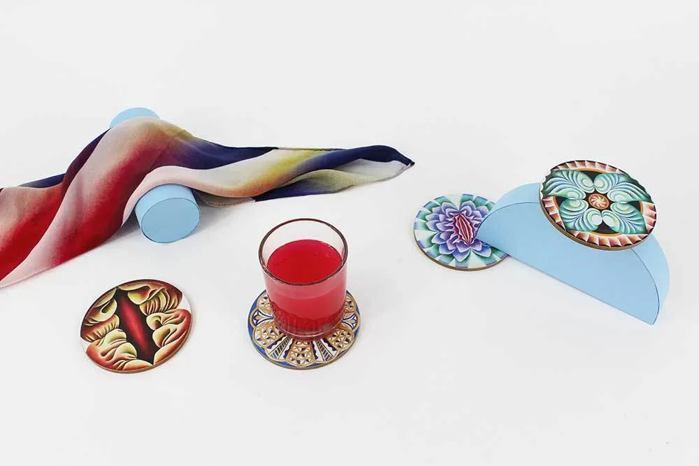 Set of Four Coasters x Judy Chicago