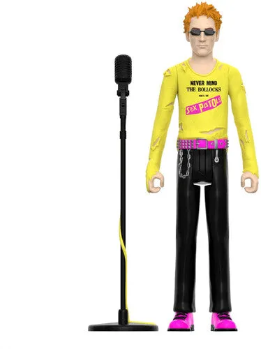 SEX PISTOLS REACTION WAVE 2 - SID VICIOUS & JOHNNY ROTTEN (NEVER MIND THE BOLLOCKS) ACTION FIGURE SET