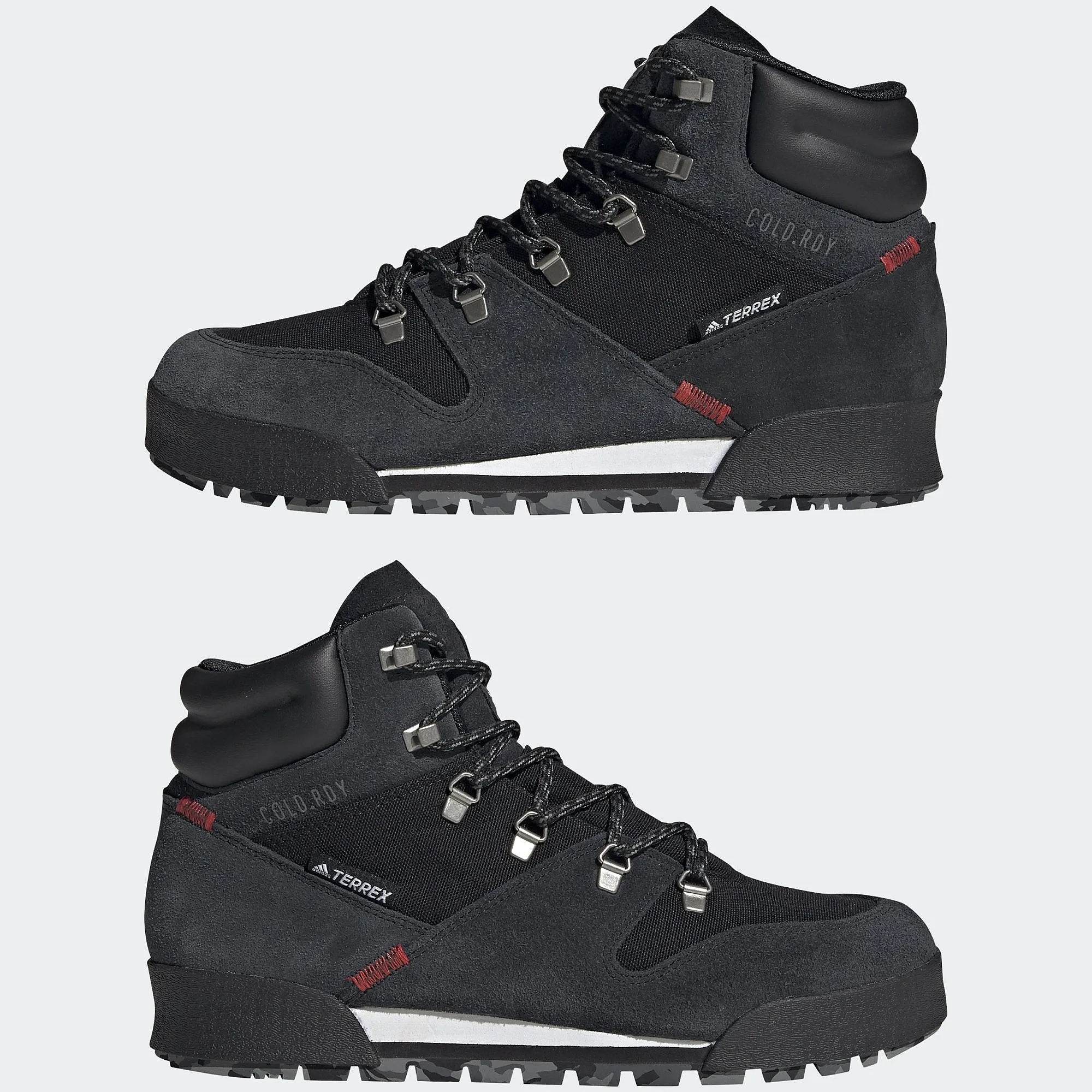 shoes adidas Performance Terrex Snowpitch Cold.RDY Hiking - Core Black/Core Black/Scarlet - men´s