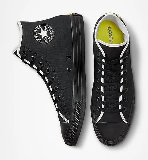 shoes Converse Chuck Taylor All Star Archival Logos Hi - A02796/Black/White/Daycream Yellow