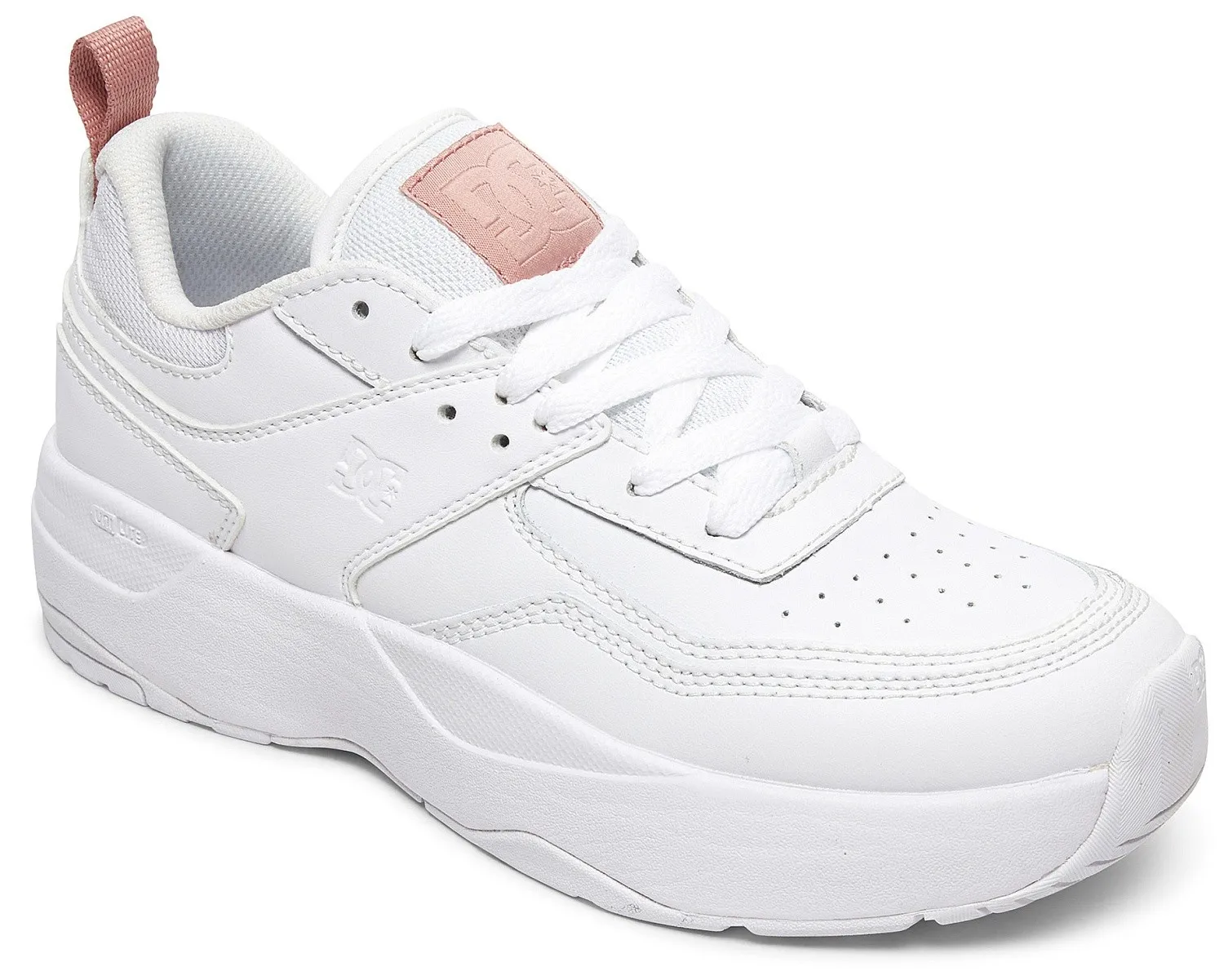 shoes DC E.Tribeka Platform - WWP/White/White/Pink - women´s