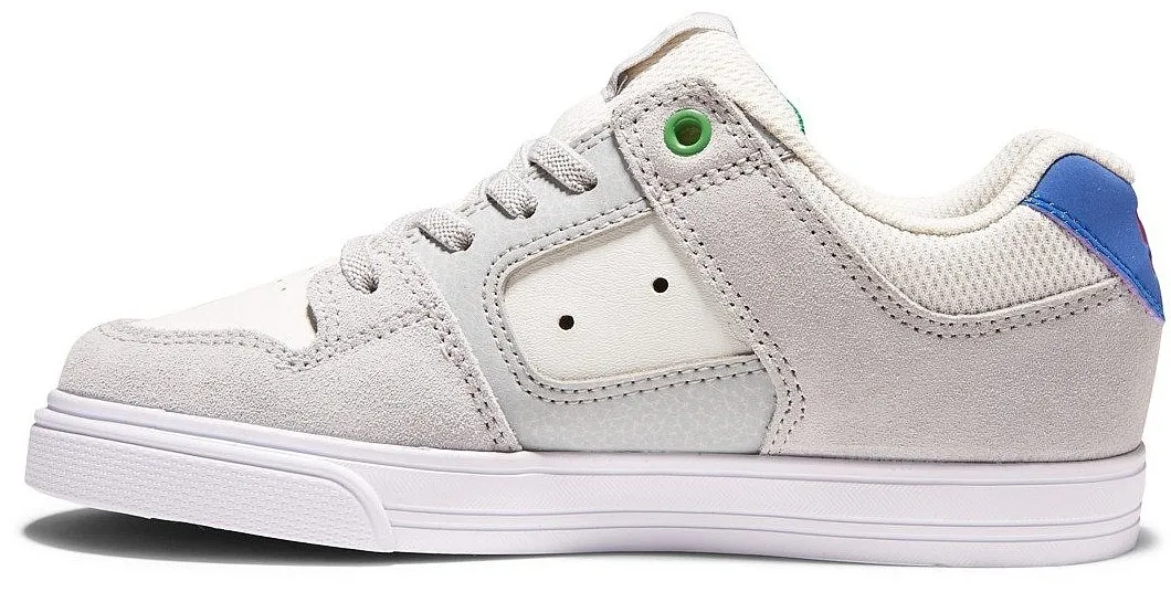 shoes DC Pure Elastic - XSSG/Gray/Gray/Green - unisex junior