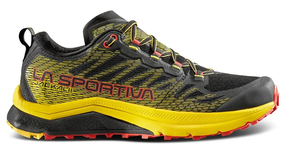 shoes La Sportiva Jackal II - Black/Yellow - men´s