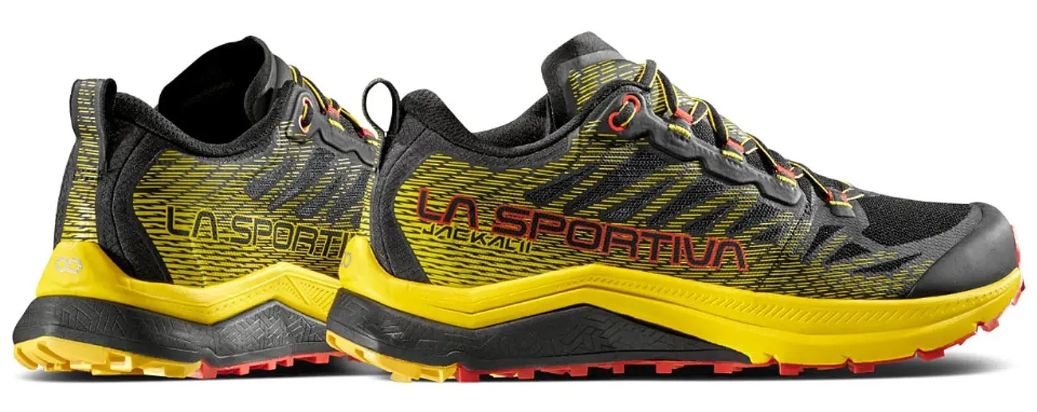 shoes La Sportiva Jackal II - Black/Yellow - men´s